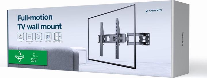 Actual product image Gembird WM-55ST-03 (Wall, 55", 35 kg)