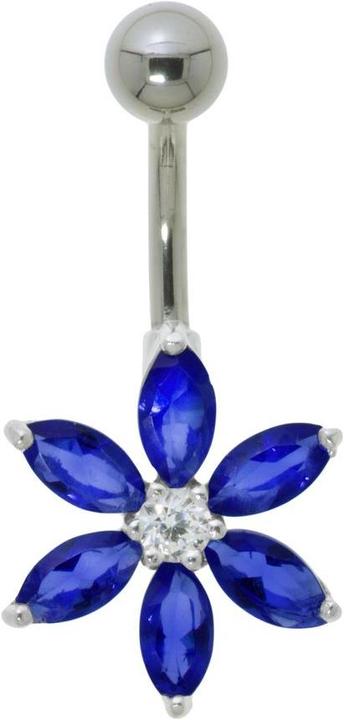 Bijouteria Bauchpiercing (Chirurgenstahl, Silber 925)