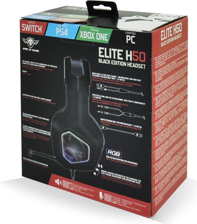 Image du produit Spirit Of Gamer Elite H50 (Filaire)