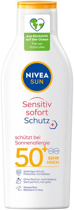 Immagine prodotto NIVEA Sensitive Immediate Protect (Crema solare, SPF 50+, 200 ml, 236 g)