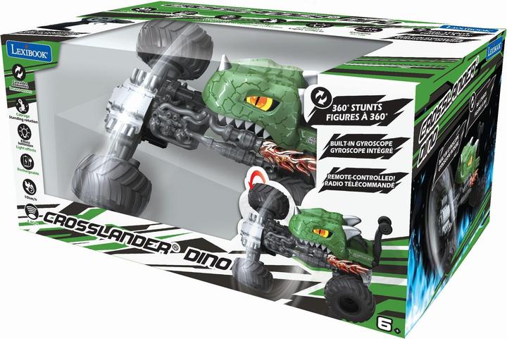 Actual product image Lexibook CROSSLANDER Dino - Remote controlled vehicle, rechargeable, high front axle, light effects