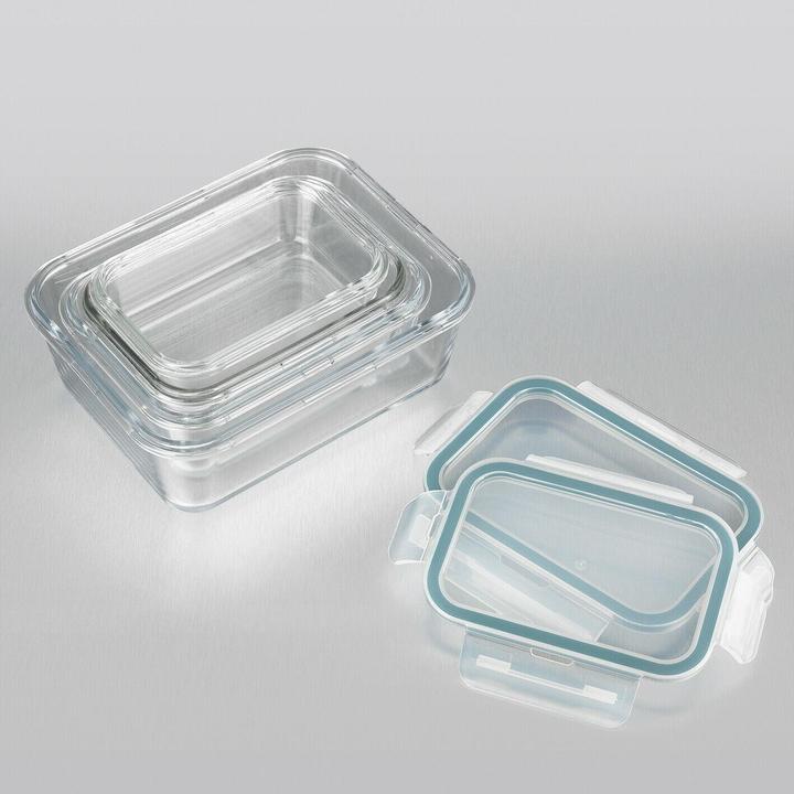 Produktbild Gourmetmaxx 4er Set Glasfrischhaltedosen (3.65 l)