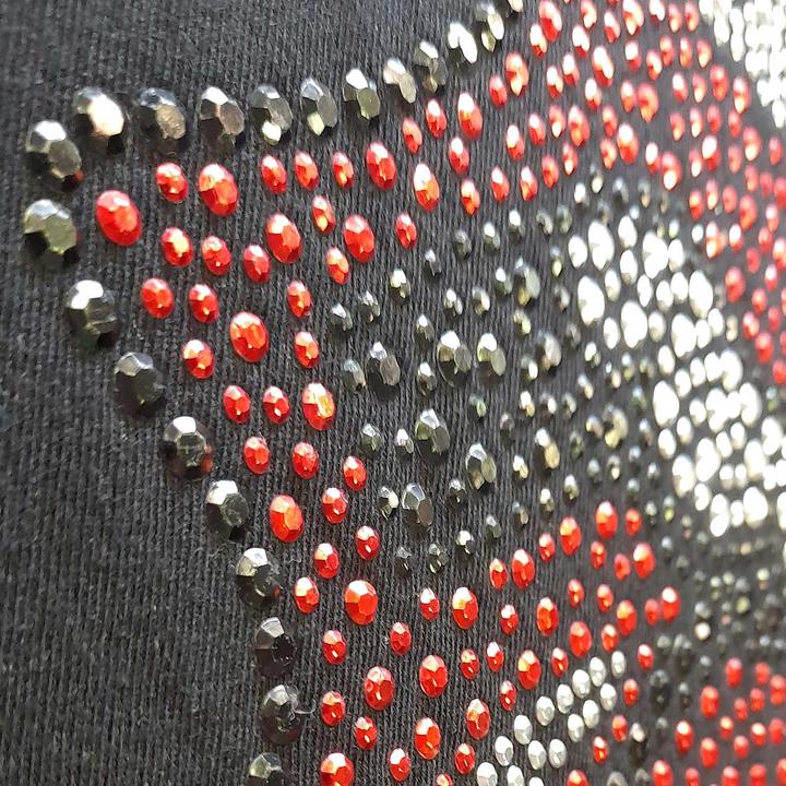 Immagine prodotto The Rolling Stones Maglietta classica unisex per adulti con lingua impreziosita (XL)