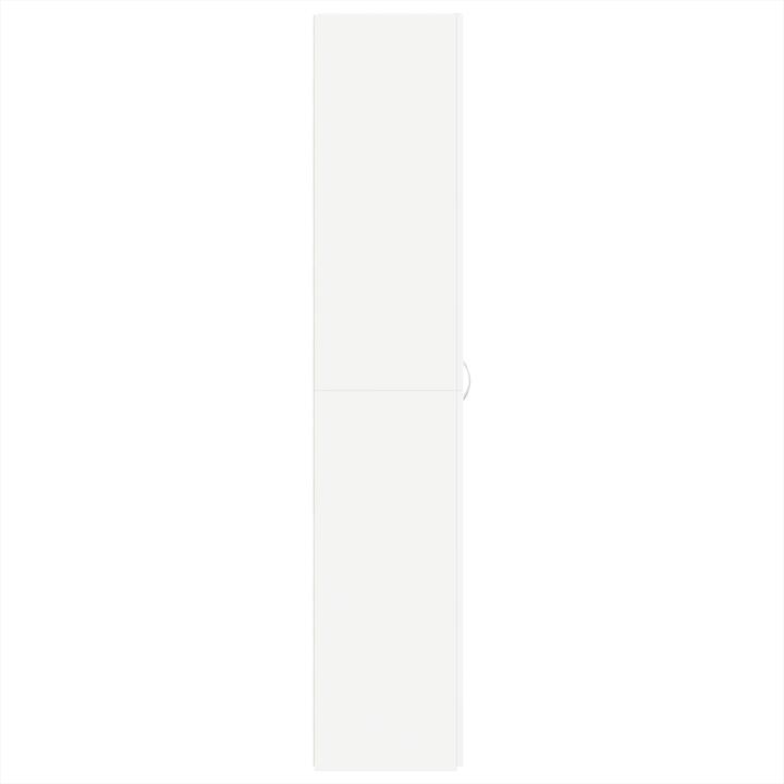 Actual product image VidaXL Shoe cabinet white 80x35.5x180 cm wood-based material (80 x 35.5 x 180 cm)