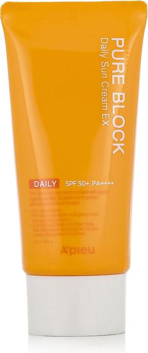 Actual product image A'Pieu Apieu Pure Block Natural Daily EX (Sun cream face, SPF 50+, 50 ml)