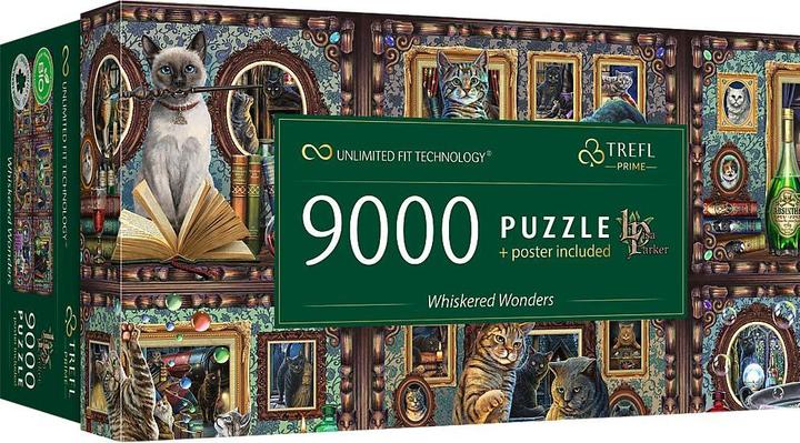 Trefl Lisa Parker - Schnurrbart Wunder Katzen (9000 Teile)
