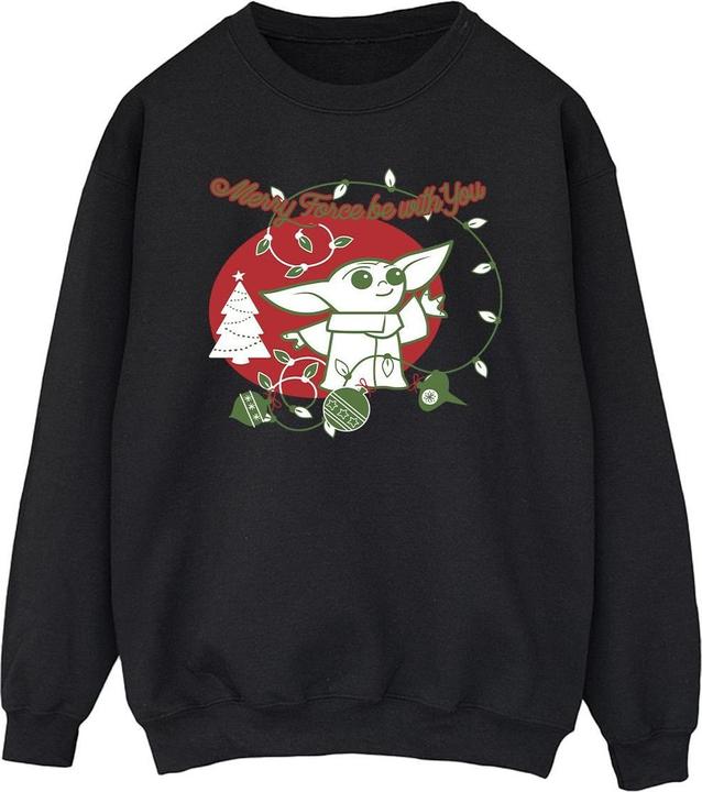 Star Wars Baby Yoda Force Be With You Sweatshirt (XL)