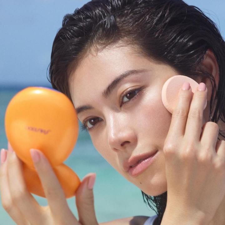 Actual product image Shiseido Sun - uv protective compact foundation spf30 refill dark ivory (Sun cream face, SPF 30, 120 ml, 32 g)