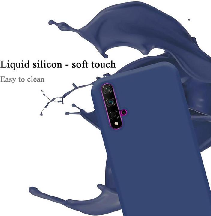 Actual product image Cadorabo TPU Liquid Silicone Case Cover (Huawei Nova 5T, TCL 20S, K20)