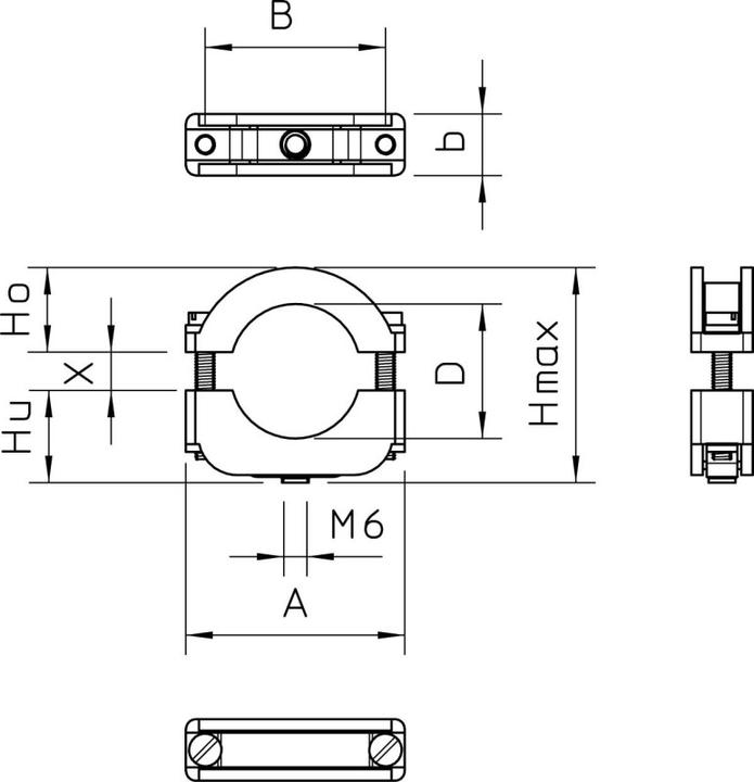 Produktbild OBO Bettermann Blitz-Iso-Schelle