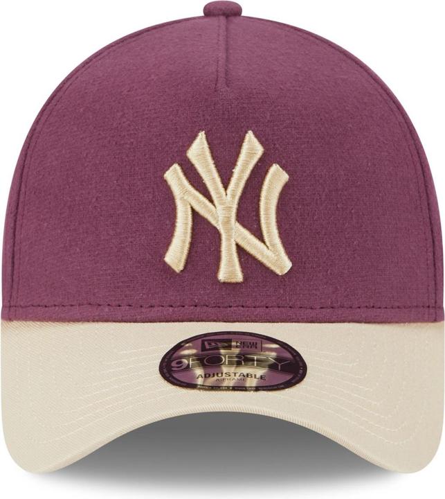 Produktbild New Era A-Frame 9Forty Cap MOLESKIN New York Yankees maroon (One Size)