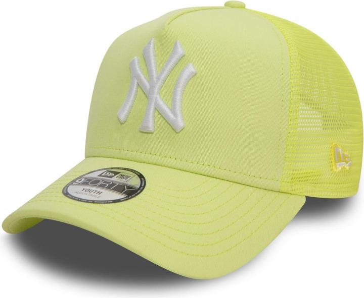 Produktbild New Era Kinder Trucker Cap - New York Yankees lime green - C (53, 52 C, 54 C)