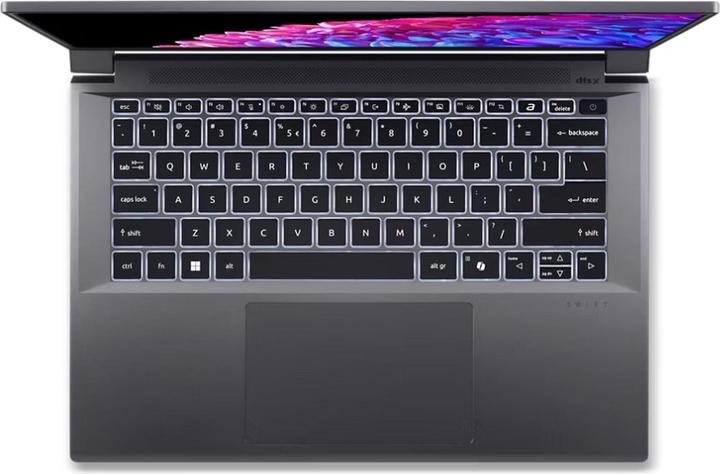 Actual product image Acer Swift X 14 OLED RTX 4060 (14.50", Intel Core Ultra 7 155H, 16 GB, 1000 GB, DE)