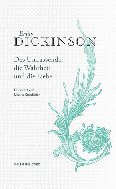 Produktbild Thelem Emily Dickinson (Englisch, Deutsch, Emily Dickinson, Magda Kirndörfer, Heinrich Detering, 2022)