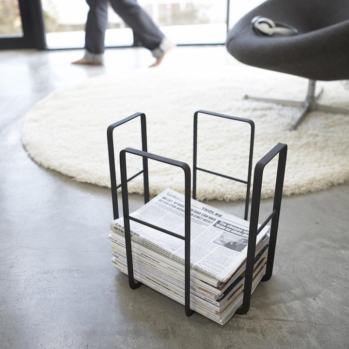 Actual product image Yamazaki TOWER magazine rack (28.5 x 35 x 37 cm)