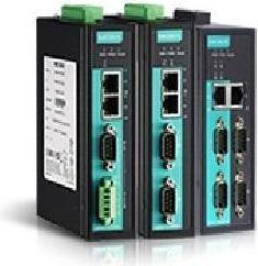 Moxa NPORT 5250AI-M12-CT - 2-Port RS-232422485 Device Server, 1 10100BaseT(X) Port mit M12 Stecker, M12