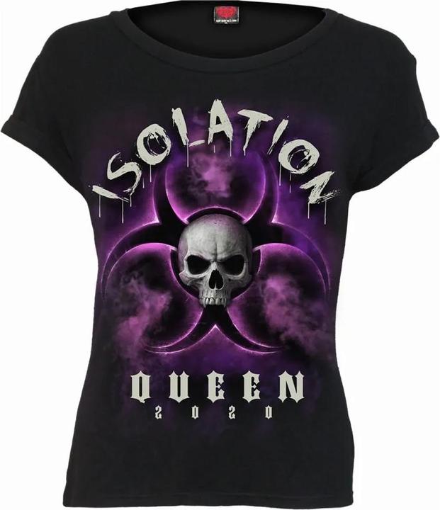 Spiral Isolation Queen TShirt UBootAusschnitt Kurze Ärmel