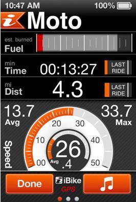 Image du produit IBike Moto Computer - Support moto pour iPhone 4/4S & 5