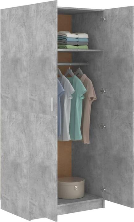 Produktbild VidaXL Kleiderschrank Altholz-Optik 80x52x180 cm Holzwerkstoff Schrank (80 x 52 x 180 cm)