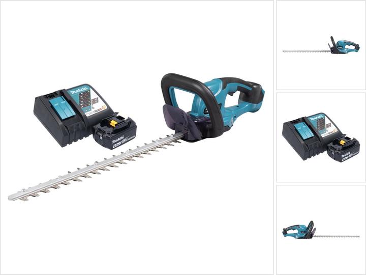 Actual product image Makita DUH 507 RM Battery hedge trimmer 18 V 50 cm + 1x battery 4.0 Ah + charger (Rechargeable battery operated)