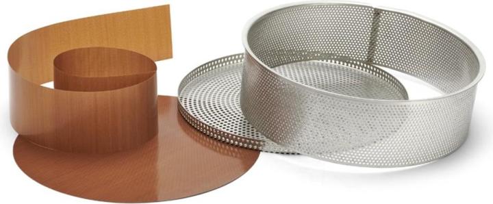 Image du produit de Buyer Moule à Cake En Inox Perforé Fond Amovible 20x6.5cm (20 cm)
