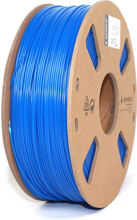 Actual product image Gembird Filament ABS Blue (ABS, 1.75 mm, 1147 g, Blue)