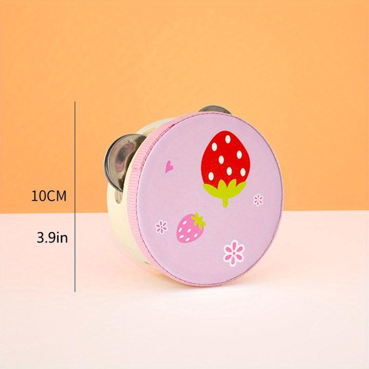 Actual product image Activity Board Wooden bell toy, musical toy, preschool education cartoon hand clap, drum