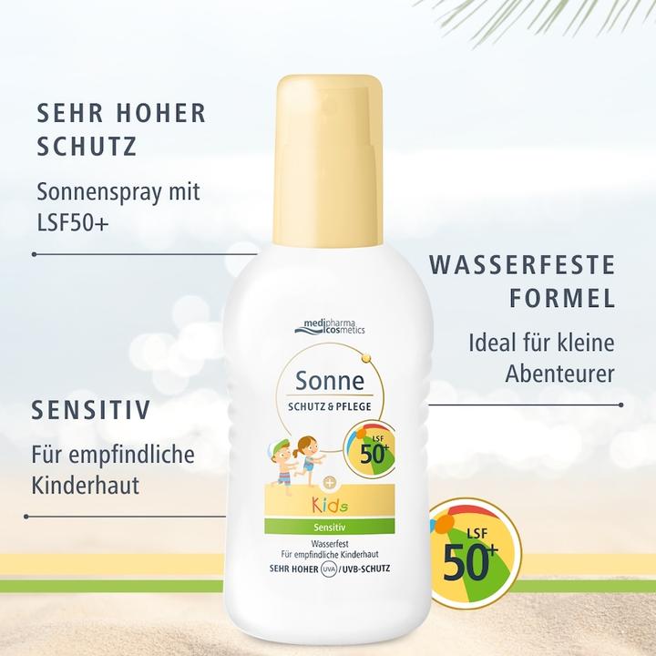 Actual product image Dr. Theiss Sun Protection+pfl Kids 50+, 200 ml SPR (Suntan cream, SPF 50+, 200 ml)