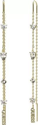 Guess Gold-Plated Dangling Earrings With Wonderlights Crystals