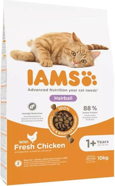 Produktbild Iams Pro Active Health Adult Hairball Control (Adult, 1 Stk., 10000 g)