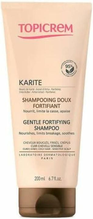 Actual product image Topicrem Karite Gentle Fortifying Shampoo 200ml (200 ml, Liquid shampoo)