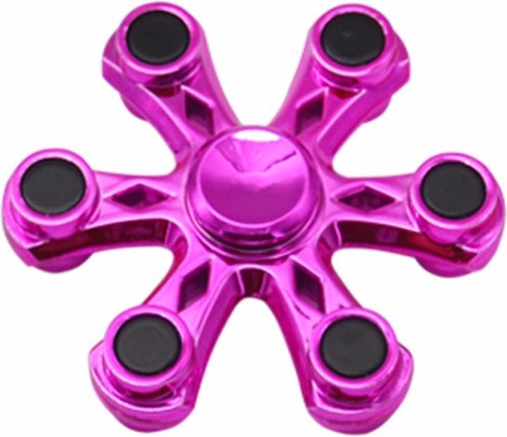 Actual product image FidgetSpinner Six Star Flower Power Fidget Spinner