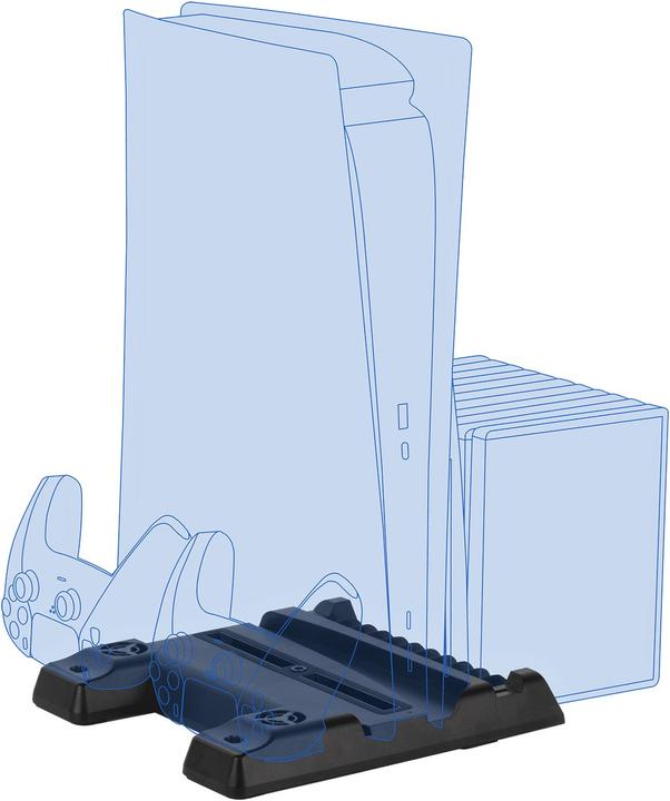 Immagine prodotto Konix Mythics Raffreddamento + Supporto di ricarica - Astronave (PS5)