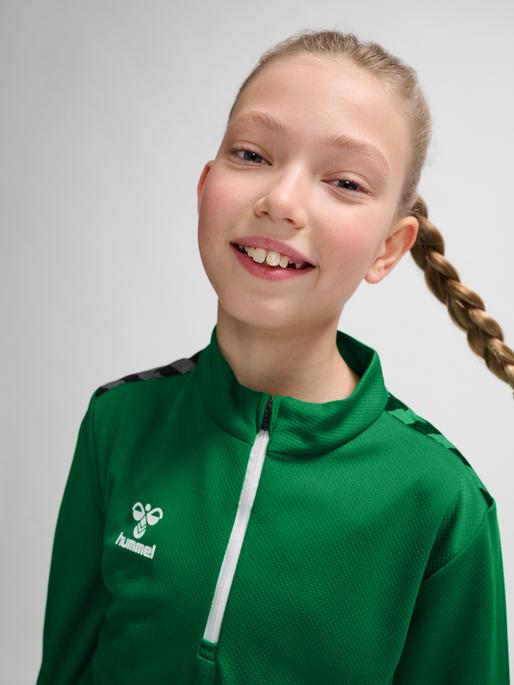 Actual product image hummel Hmlauthentic Half Zip Sweat Kids (128)