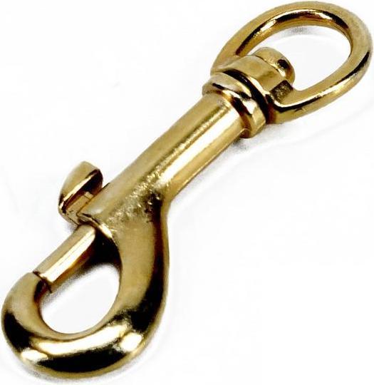 Produktbild Colly Karabiner 65 mm vergoldet (Hund)