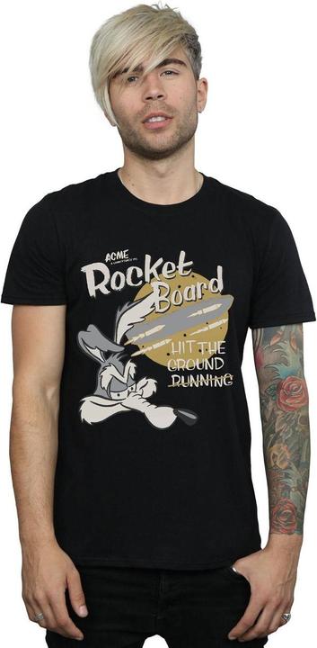 Immagine prodotto Looney Tunes Maglietta da uomo Rocket Board Wile E Coyote in cotone (M)