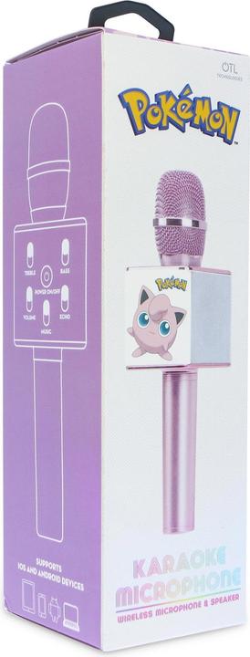 Image du produit OTL Microphone Pokémon Jigglypuff Karaoké Rose