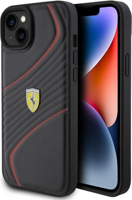 Produktbild Ferrari FEHCP15MPTWK iPhone 15 Plus 6.7" czarny/black hardcase Twist Metal Logo (Apple iPhone 15 Plus, Apple iPhone 14 Plus)