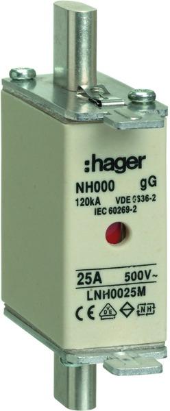Produktbild Hager Sicherungseinsatz DIN-000 25A (25 A)