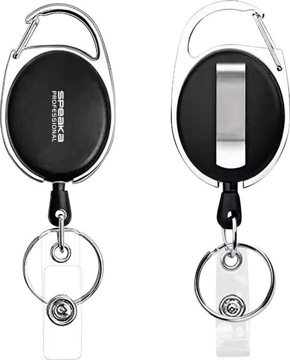 Image du produit SpeaKa Professional SP-12886348 yoyo pour porte-badge (L x l) 55 mm x 36 mm Sch
