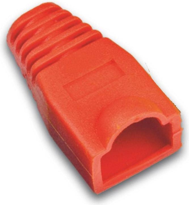 Wirewin Cable bend relief RJ-45 Red, 100 pcs. (Plug grommet)