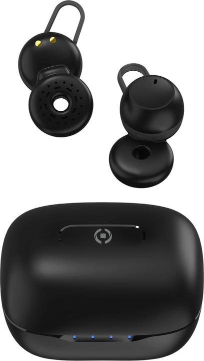Produktbild Celly AMBIENTAL, True Wireless Stereo (TWS), Calls/Music, 20 - 20000 Hz, 33 g, Headset, Black (40 h, Kabellos)