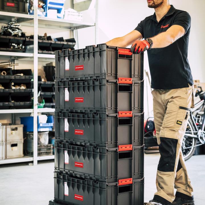Actual product image Tool Brothers Toolbrothers RHINO XXL Tool Box ECO Basic 576 x 359 x 237 mm 35 l stackable (1 pieces)
