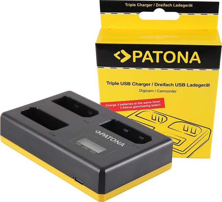 Produktbild Patona Triple Ladegerät Nikon EN-EL14 (Kamera Akku Ladegerät)