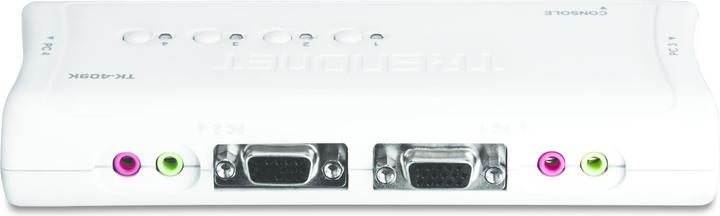 Immagine prodotto Trendnet Kit KVM TK-409K a 4 porte USB con audio