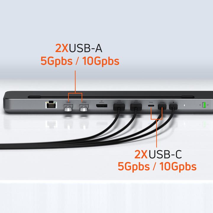 Image du produit Satechi Dual Dock Stand (USB-C, 9 Ports)