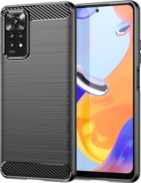 Produktbild Screenguard Xiaomi Redmi Note 11 Pro+ 5G Hülle Carbon Brushed Soft TPU (Xiaomi Redmi Note 11 Pro+ 5G)