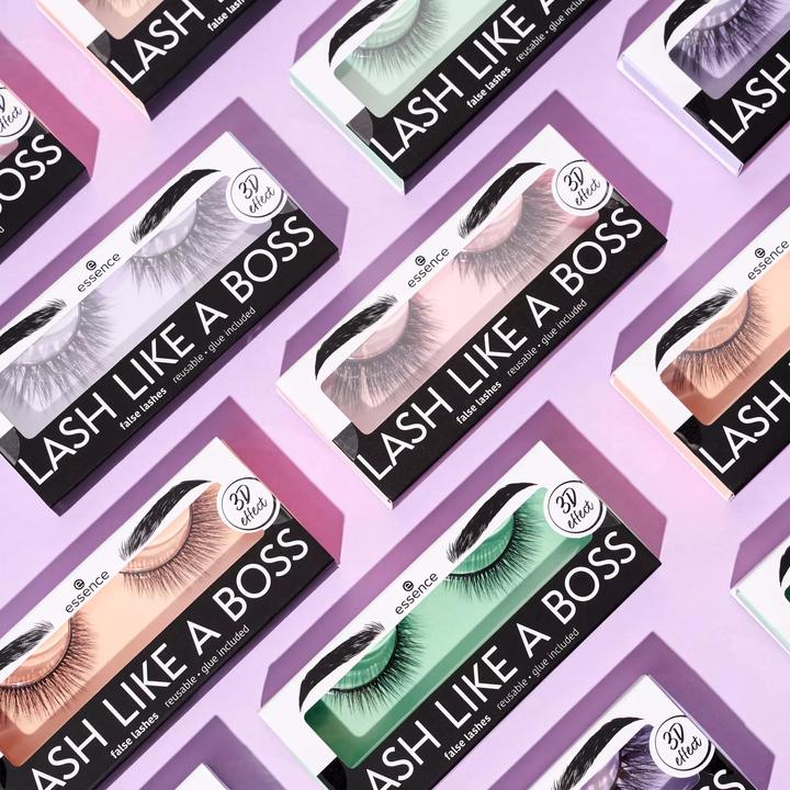 Produktbild essence Künstliche Wimpern 3x Lash like a Boss Schwarz (Künstliche Wimpern)