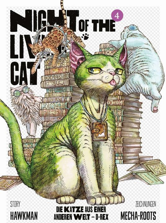 Immagine prodotto Panini Night of the Living Cat 04 - Die Katze aus einer anderen Welt - D-Rex (Tedesco, Hawkman, Mecha-Roots, 2024)