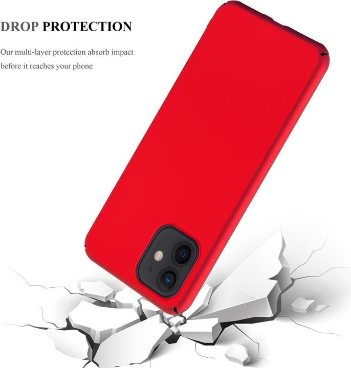 Actual product image Cadorabo Hard Cover Matt Metal Cover (Apple iPhone 12 mini)